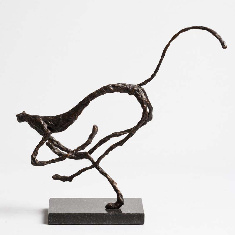 Petr Holecek (b.1976) Czech Republic Caracal bronze from an edition of 9 signed 34 x 35 x 12cm (13 x - Image 3 of 7