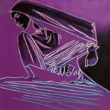 Andy Warhol (1928-1987) British Martha Graham: Lamentation (1986) screenprint on Lenox Musuem Board,