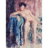 Roderic O'Conor RHA (1860-1940) Nude on a Couch (c.1911) oil on canvas stamped verso, 'atelier O'