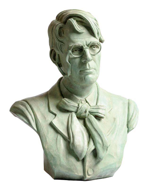 Rory Breslin (b.1963) William Butler Yeats bronze sculpture number 1 from an edition 3 signed and