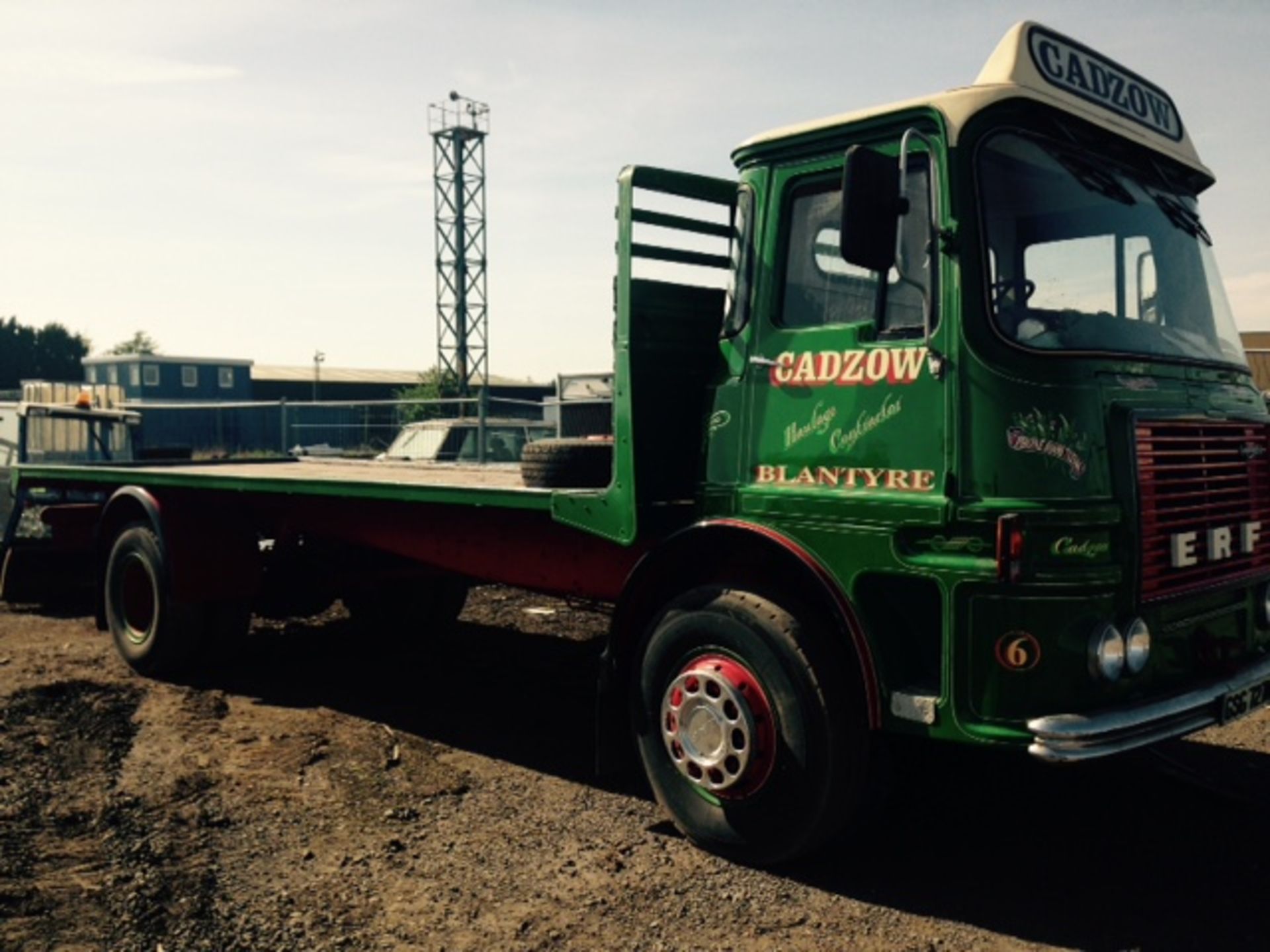 ERF Fitted with an "SP" Steel / Plastic cab bearing  chassis number 28625 and fitted with a