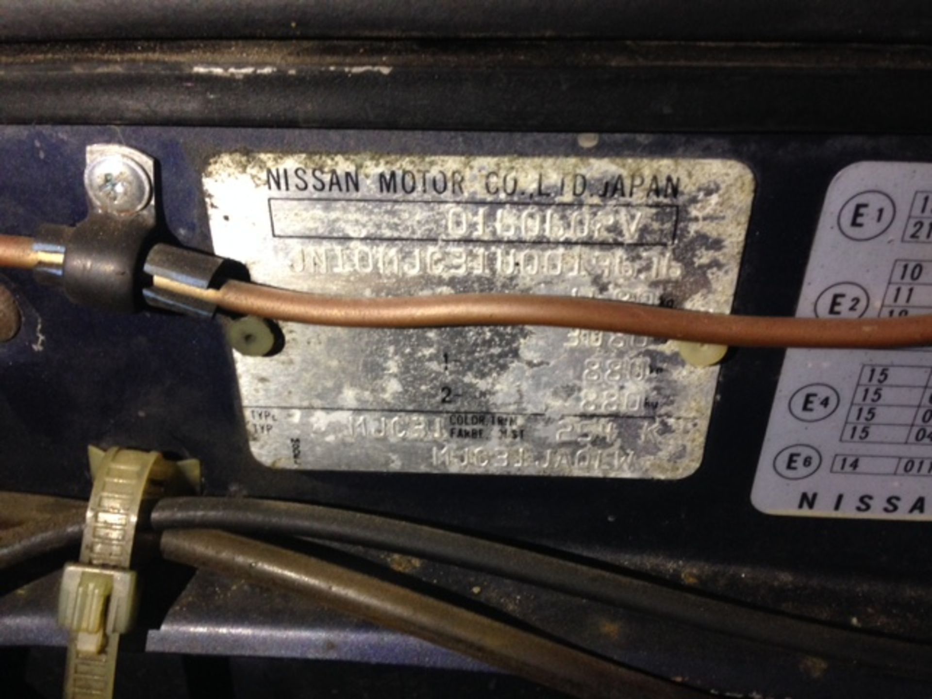 NISSAN Chassis number JN10MJC31U0019676 -  this example has been in the hands of the vendor for - Image 5 of 19