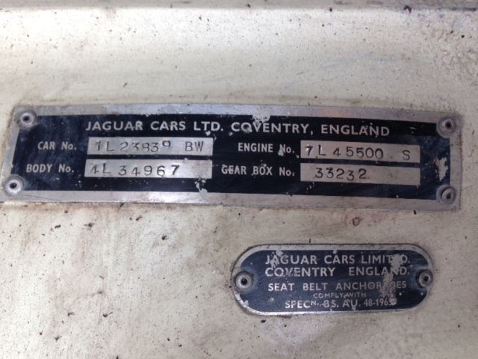 JAGUAR, XJ6 4.2 - 4235cc, Chassis number 1L23839BW - offered with a Northern Irish Vehicle Test - Image 13 of 14