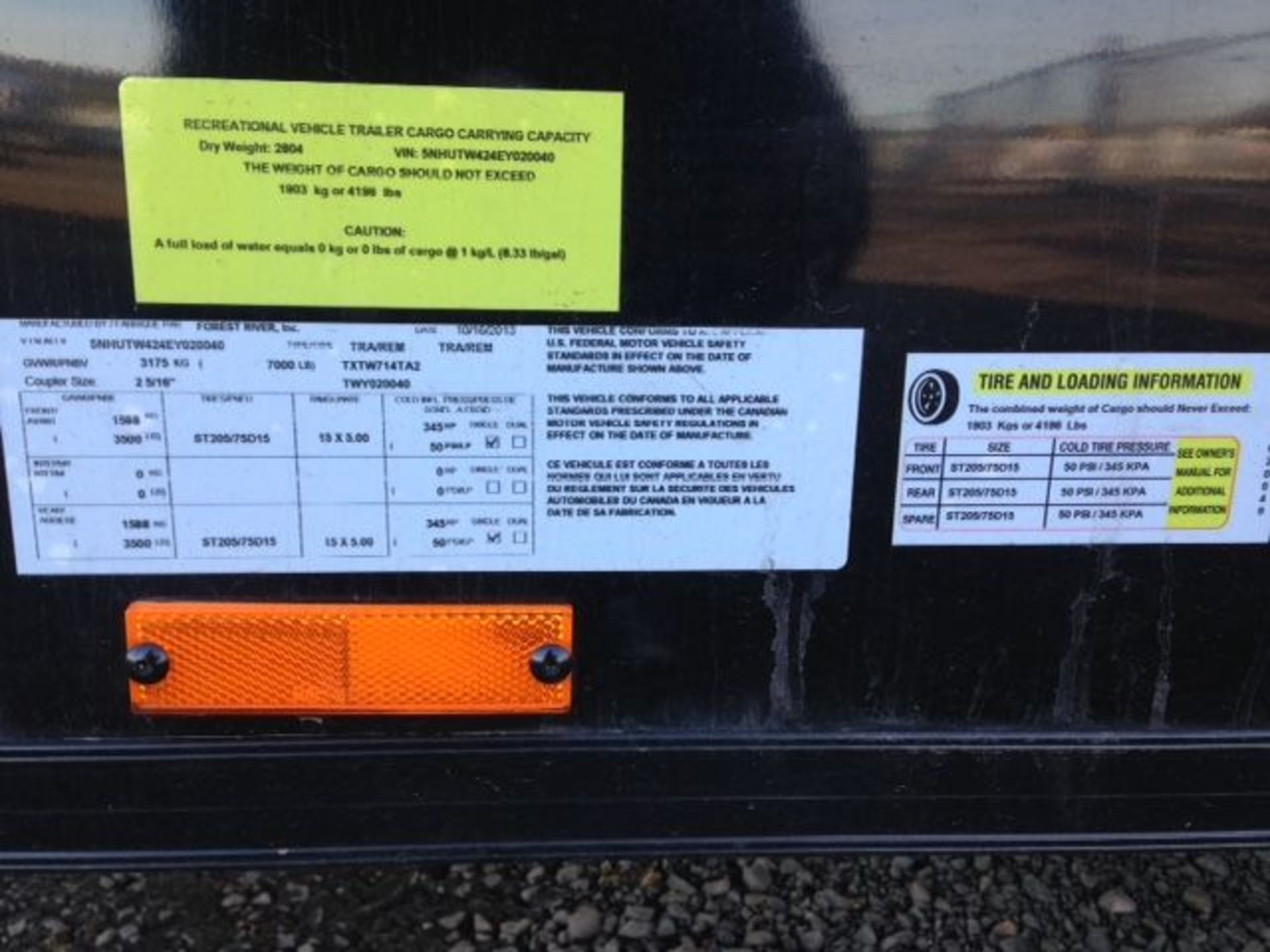 2014 CONTINENTAL CARGO - chassis number SNHUTW424EY020040, offered with the Certificate of Origin, - Image 7 of 7