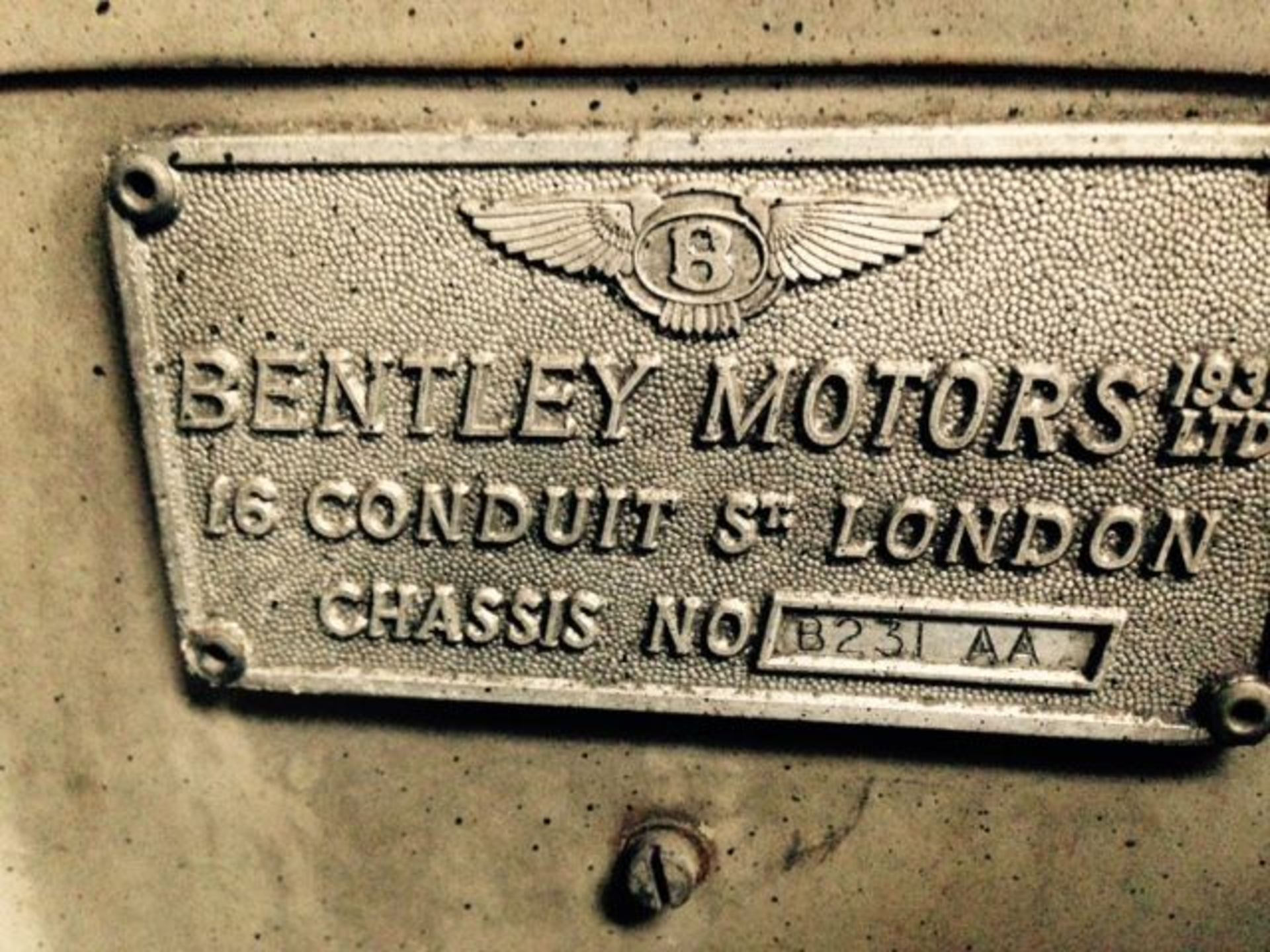 BENTLEY, S2 - 6230cc, This vehicle bearing chassis number B231AA, is a very early example of "S2". - Image 4 of 4