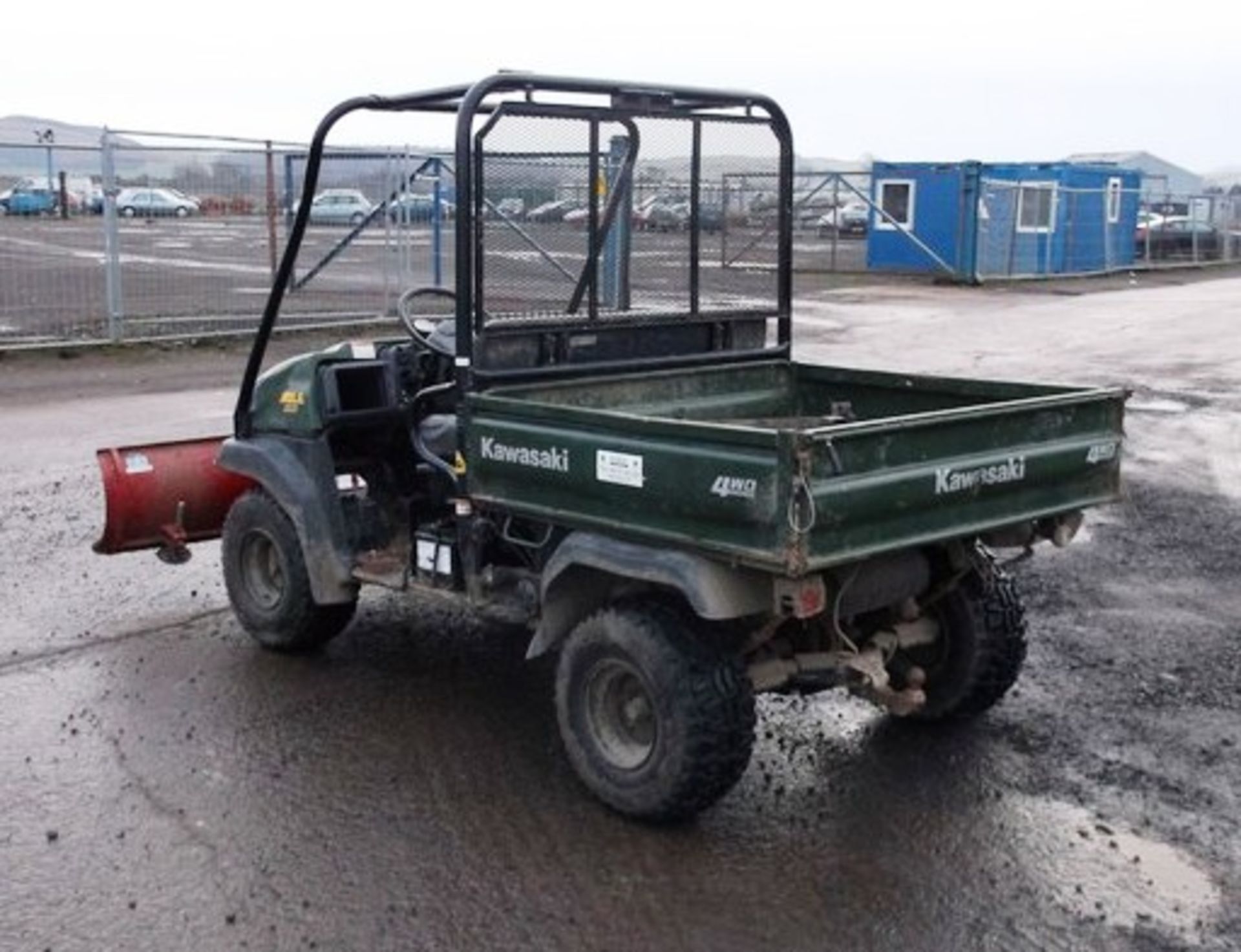 2004 KAWASAKI MULE 3010, 339 HOURS C/W LOGIC SNOW PLOUGH - Image 6 of 9