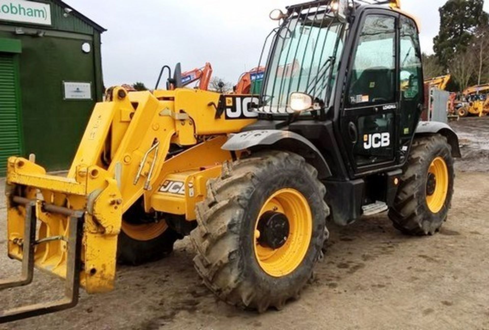 2014 JCB 531-70 TELEHANDLER, SN 2181521, 1399 HOURS, AUX PIPE WORK, MANUAL QUICK HITCH, 60% TYRE