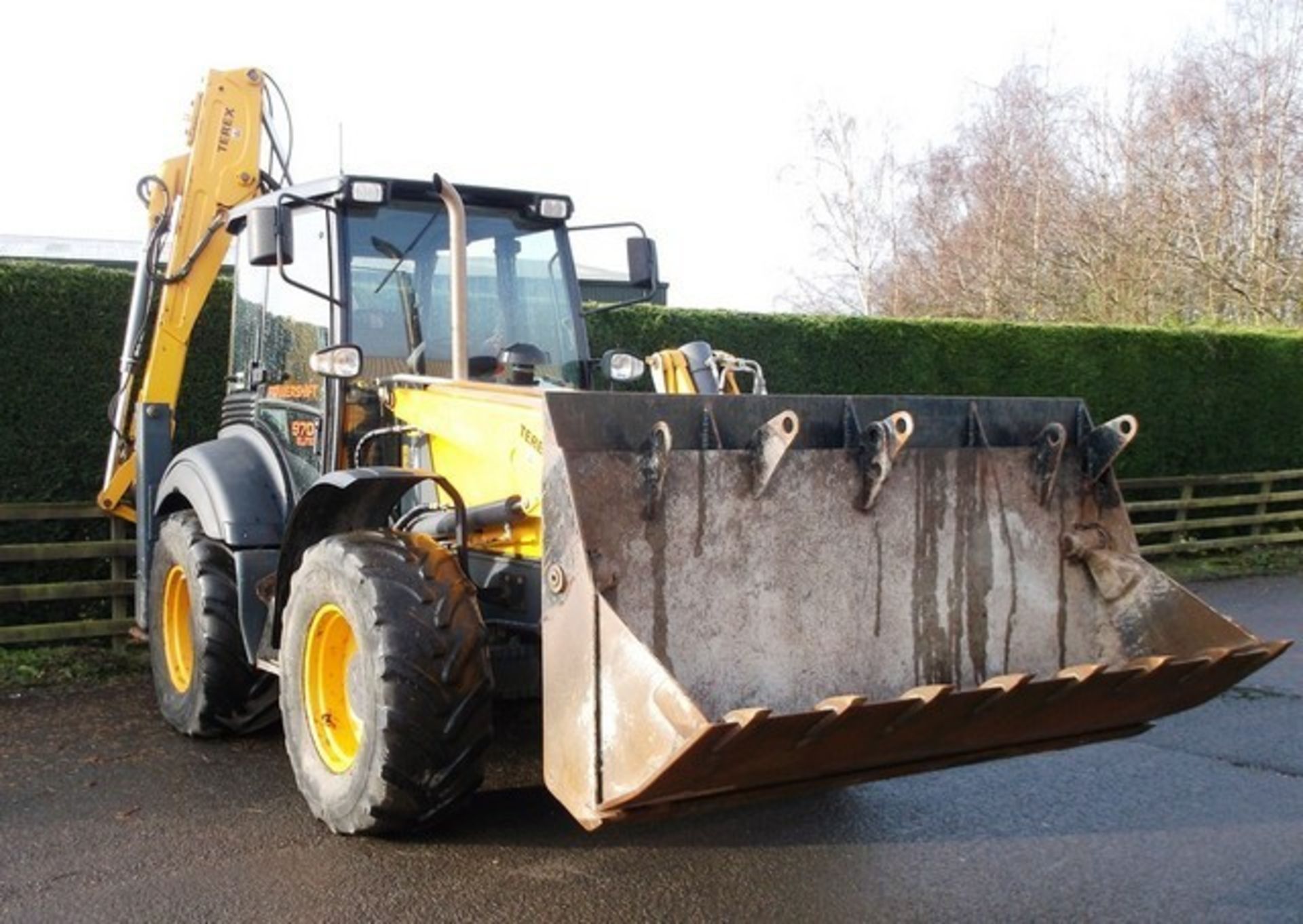 2011 TEREX 970 ELITE BACKHOE, SN JM0018, REG WX11 EOA, 5478 HOURS, AUX PIPE WORK, HYDRAULIC QUICK - Image 15 of 18