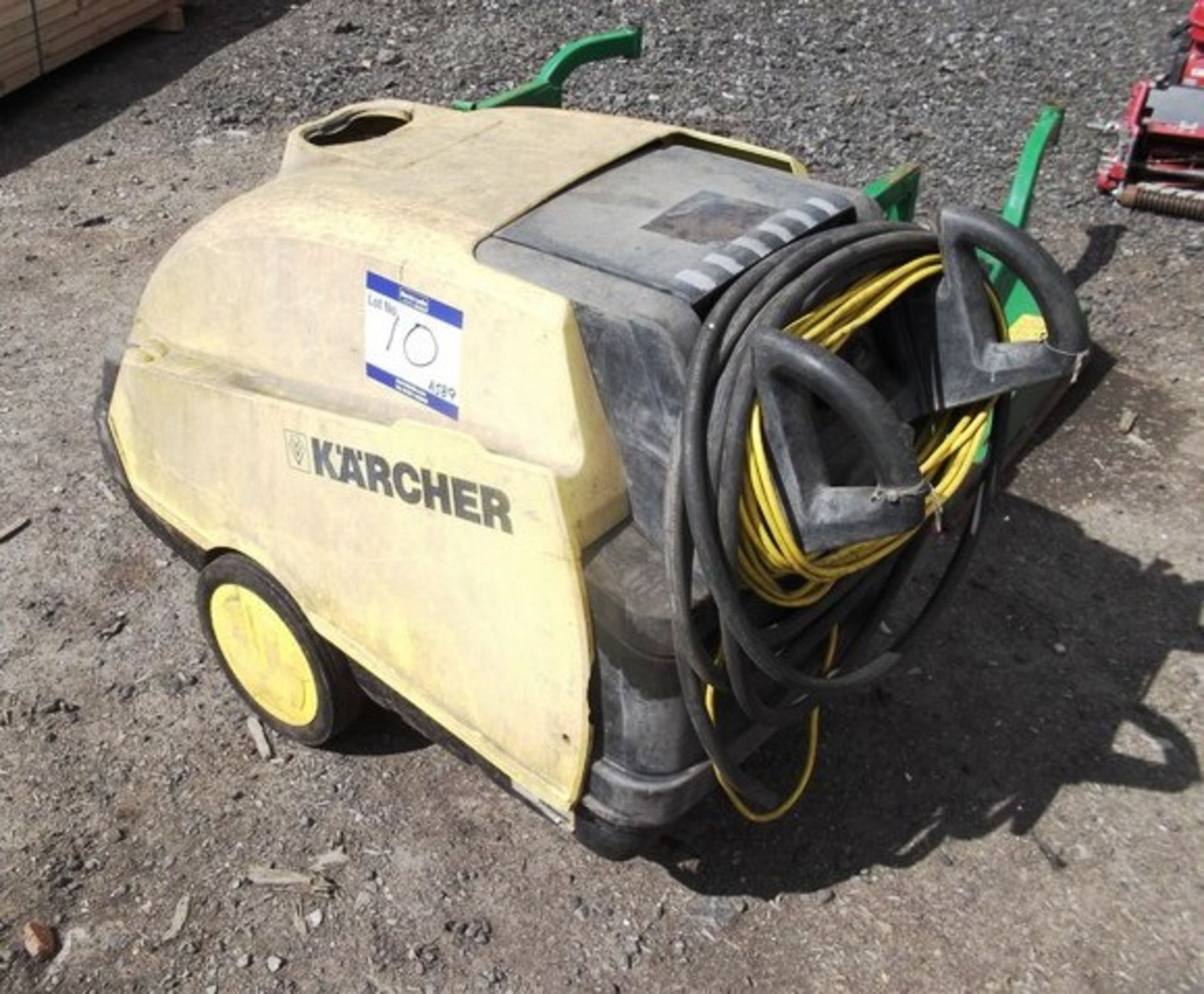 KARCHER HDS745 HOT WATER PRESSURE WASHER (6 BAR), SN 028058, NO LANCE*DIRECT FROM COUNCIL*