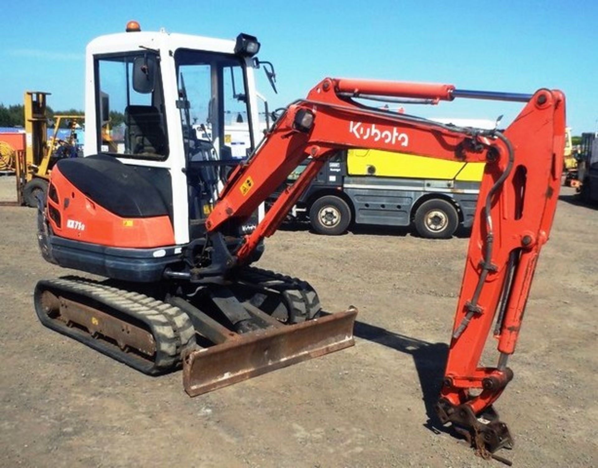 2007 KUBOTA KX713 3 TON EXCAVATOR, SN 007075863, 2 BUCKETS, 3379 HOURS (NOT VERIFIED) - Image 14 of 20