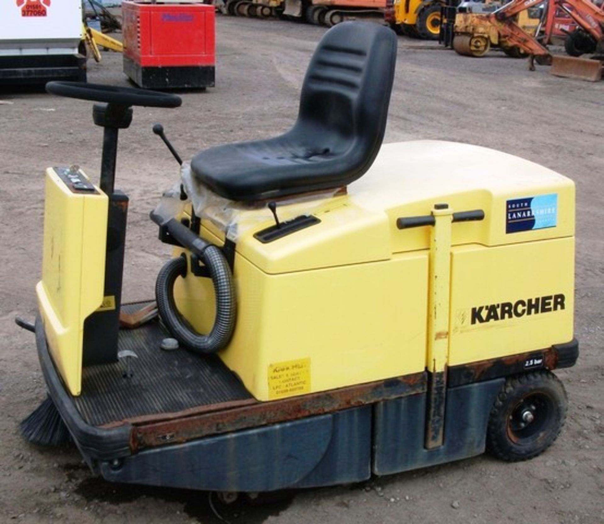1997 KARCHER MINI RIDE ON SWEEPER, TYPE KMR 1200D, 78 HOURS (NOT VERIFIED)