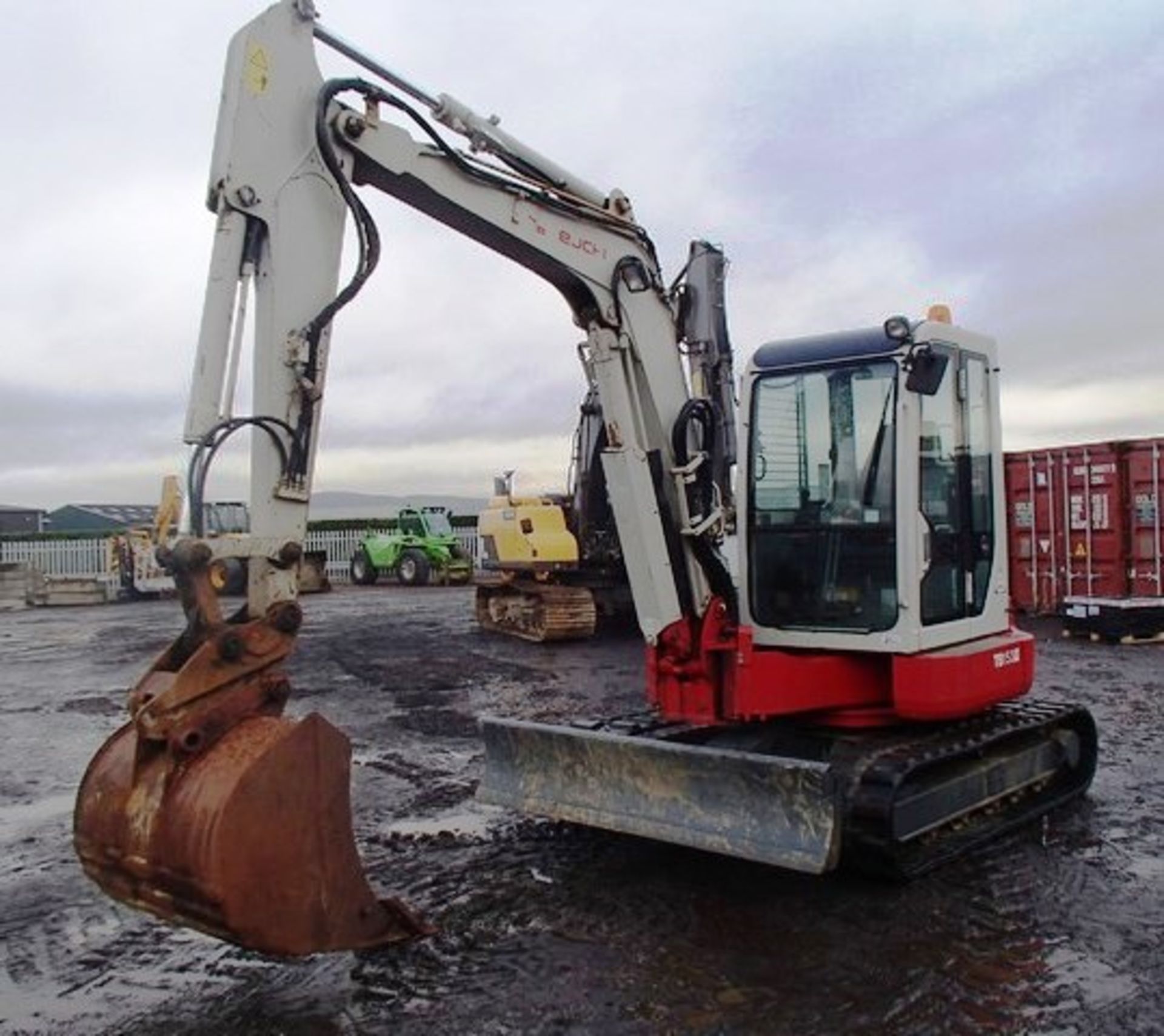 2013 TAKEUCHI TB153FR EXCAVATOR, SN 158301909, 4405 HOURS (NOT VERIFIED), AUX PIPE WORK, HYDRAULIC