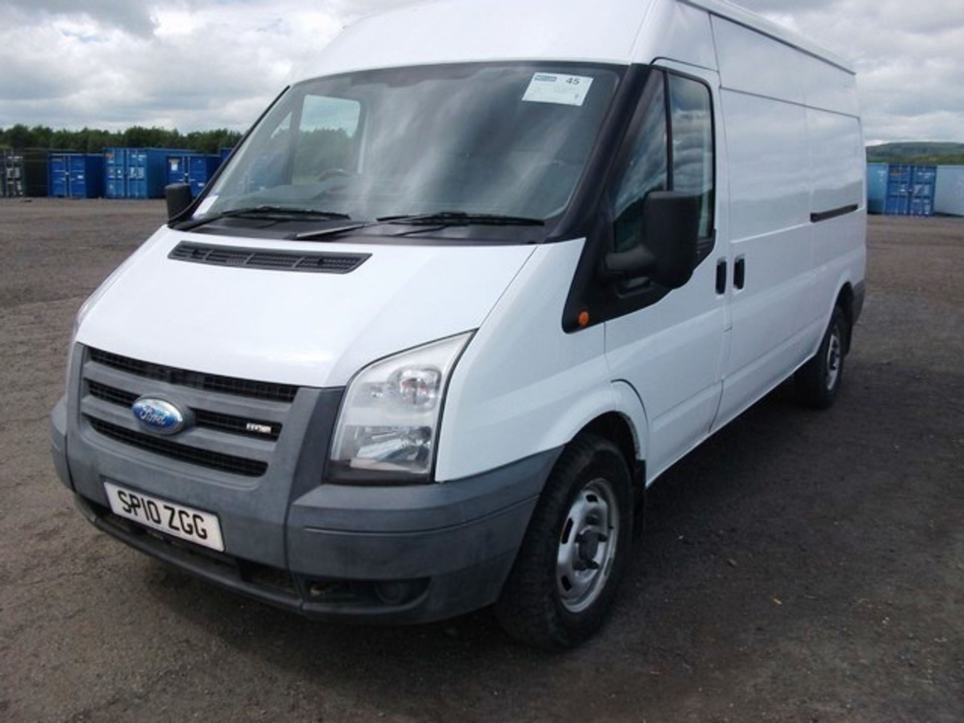 FORD MODEL TRANSIT 140 T350L RWD - 2402ccBody: 2 Dr VanColor: WhiteFirst Reg: 25/03/2010Doors: 2MOT: