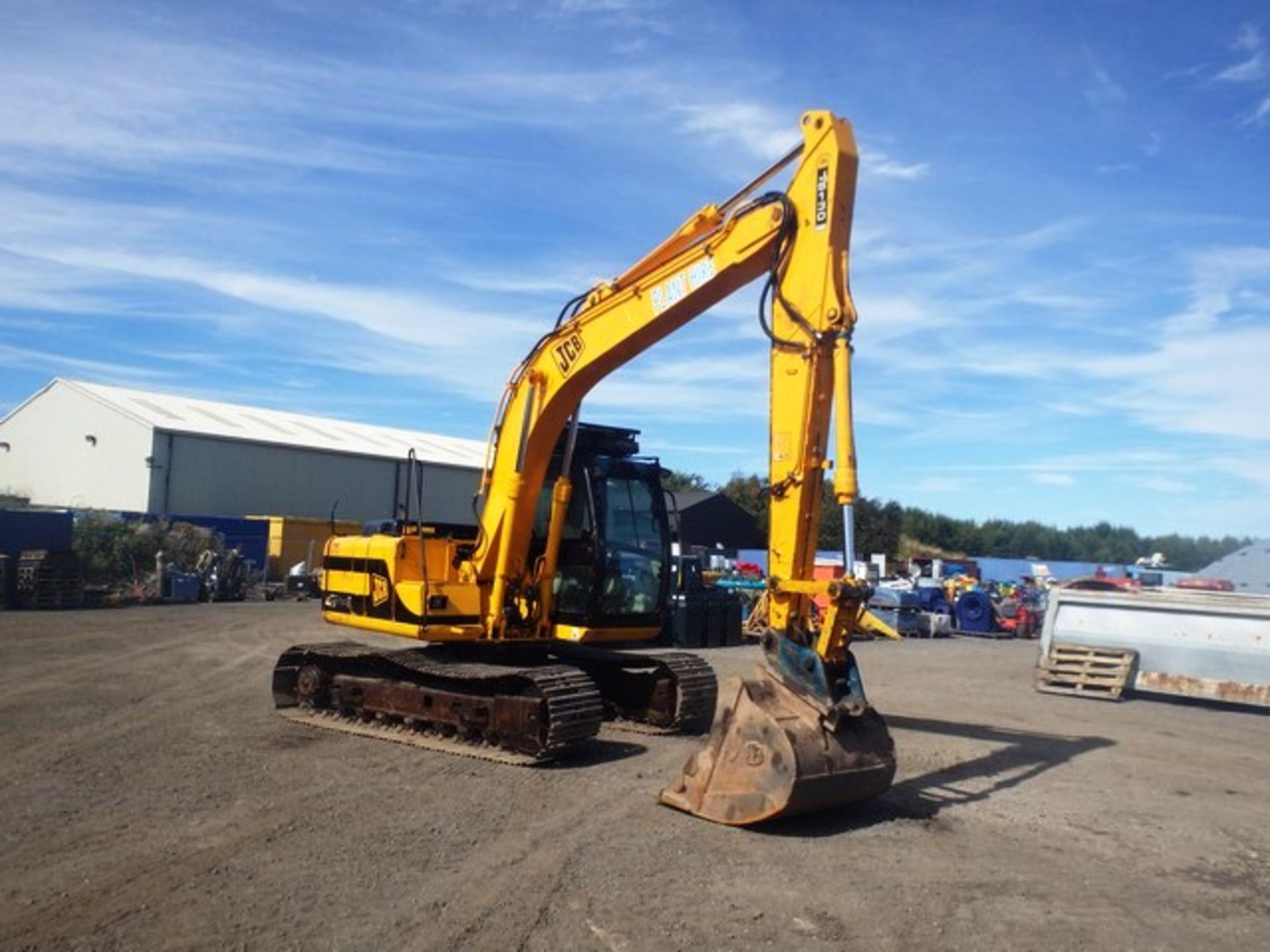 2003 JCB JS130 EXCAVATOR, SN 0890840, 12800 HOURS (NOT VERIFIED), TWO BUCKETS, FITTED WITH QUICK - Image 9 of 15