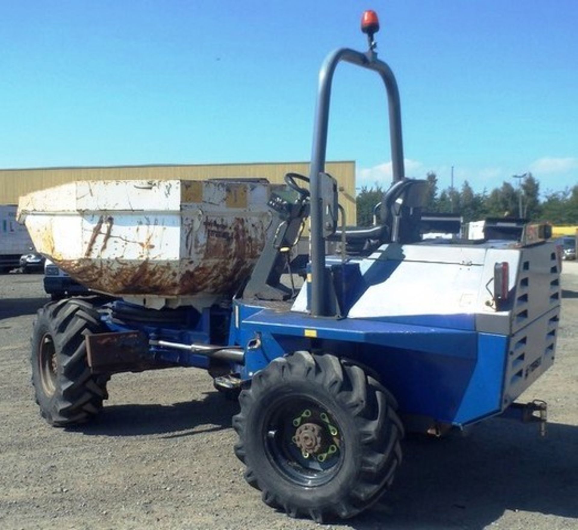 2007 TEREX 6 TON SWIVEL DUMPER, REG NO Q586 UDS - Image 12 of 15