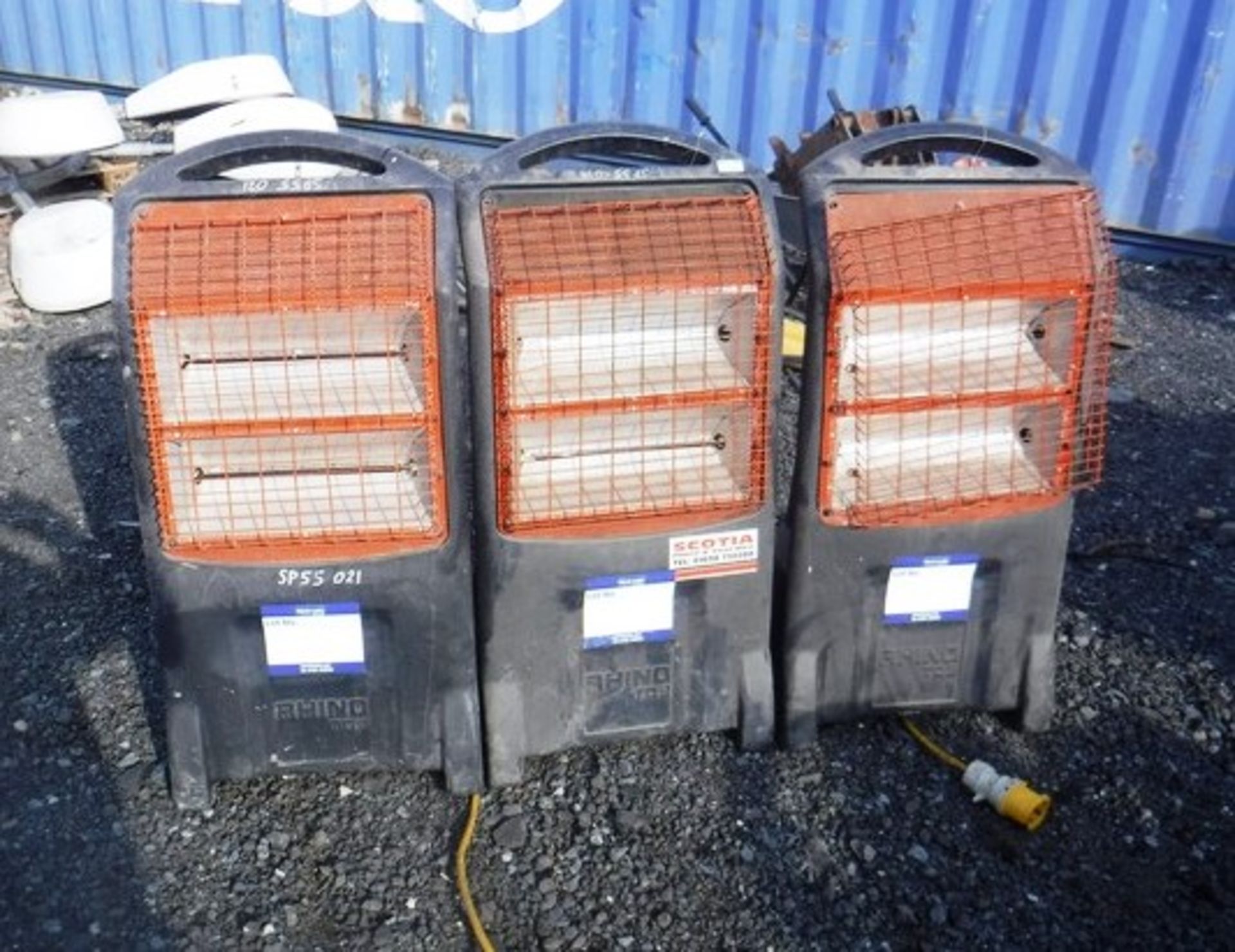 3 NO RHINO T03 HEATERS, SN SP55-021, SP55-019, SP55-020**REPOSSESSED - DIRECT FROM FINANCE