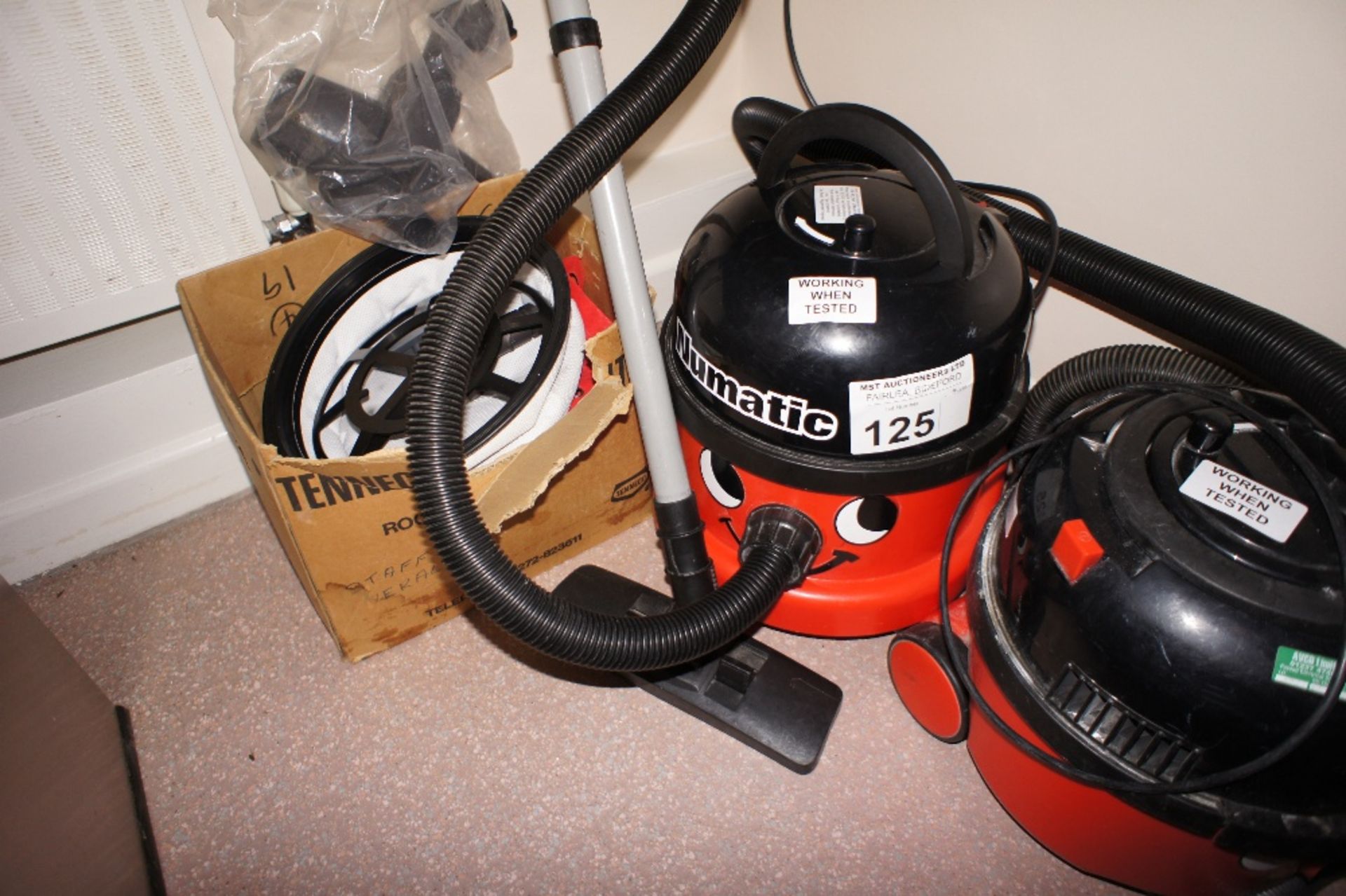 2 Numatic Henry vacuum cleaners and 1 Miele pull along vacuum cleaner (located in room 39) - Image 3 of 3