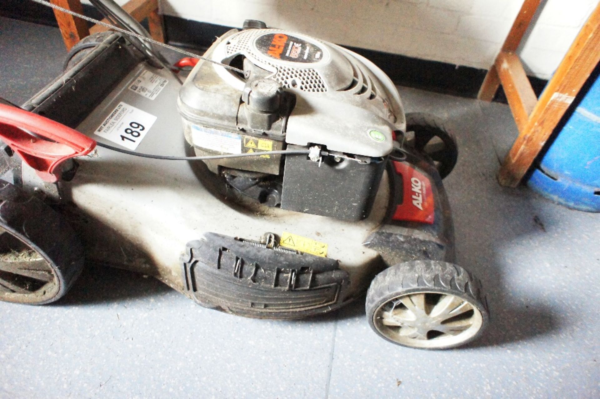 1 AL-KO 650E rotary lawn mower with190cc petrol engine (located in kitchen area) - Image 3 of 5