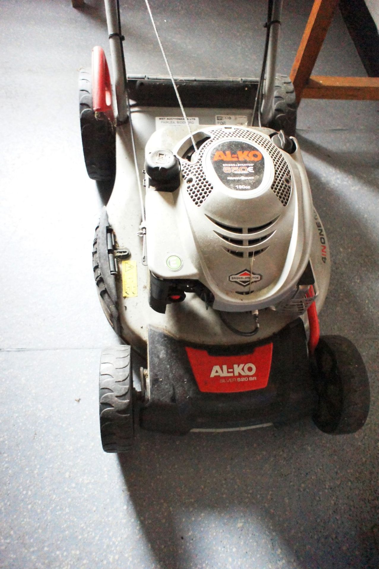 1 AL-KO 650E rotary lawn mower with190cc petrol engine (located in kitchen area) - Image 2 of 5