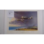 Robert Taylor “Thunderbolt Strike” limited edition print 1174/1250, NO certificate