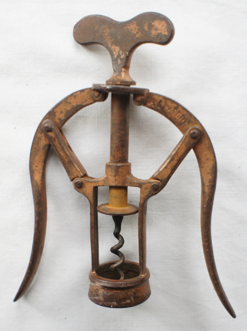 A double lever corkscrew by James Heeley & Sons, marked PATENT 6006 - Image 4 of 4