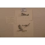 2 Robert Taylor limited edition black / white pencil prints comprising of “JG-52” 54/275 with