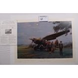 Robert Taylor “They Landed by Moonlight” limited edition print 394/750 with certificate