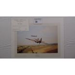 Robert Taylor “Fastest Victory” limited edition print 783/990 with certificate