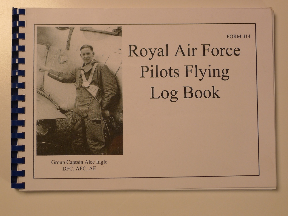 2 limited edition copies of the RAF Pilots Flying Log Books for Squadron Leader Pinkie Stark and - Image 3 of 3