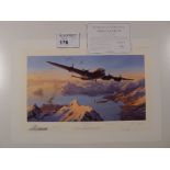 Nicolas Trudgian “Sinking the Tirpitz” Limited Edition print 450/550 with certificate