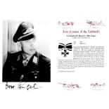 10 various pilot post-war signed limited edition reproduction WW2 photographs from “The Iron Crosses