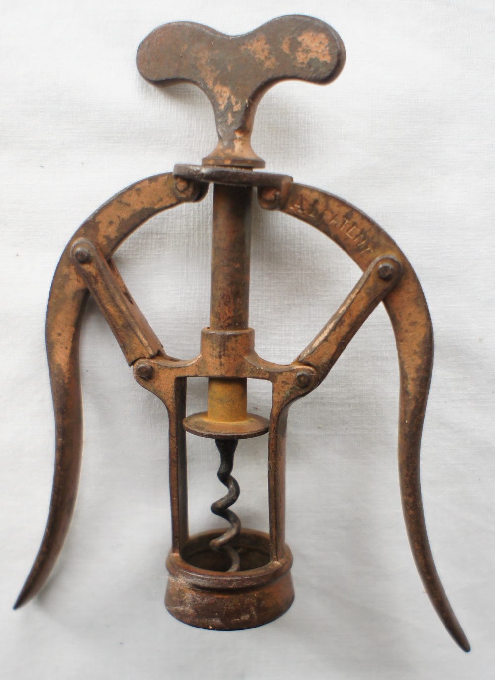 A double lever corkscrew by James Heeley & Sons, marked PATENT 6006 - Image 3 of 4