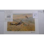 Robert Taylor “Fighting Tigers” 8 signature print 308/850 with certificate. Probably an AVG Folio