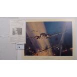 Robert Taylor “Fury of Assault” limited edition print 33/700 with certificate