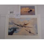 Robert Taylor “The Legend of Colin Kelly” limited edition print 74/750 with certificate and “