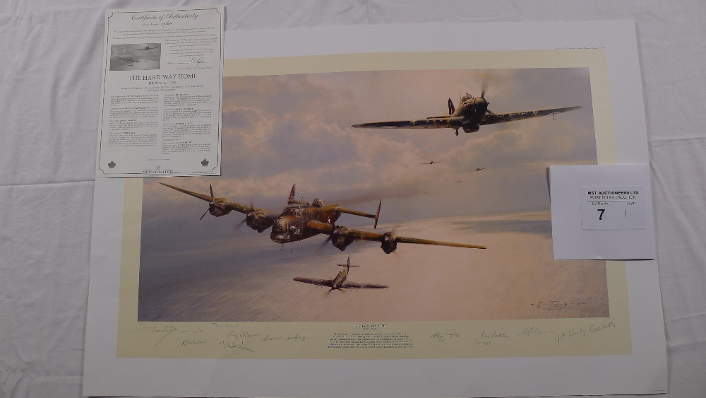 Robert Taylor “The Hard Way Home” limited edition print 39/250 with certificate. Believed to be