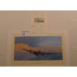 Robert Taylor “High Cost” RAF Edition print 39/500 with certificate