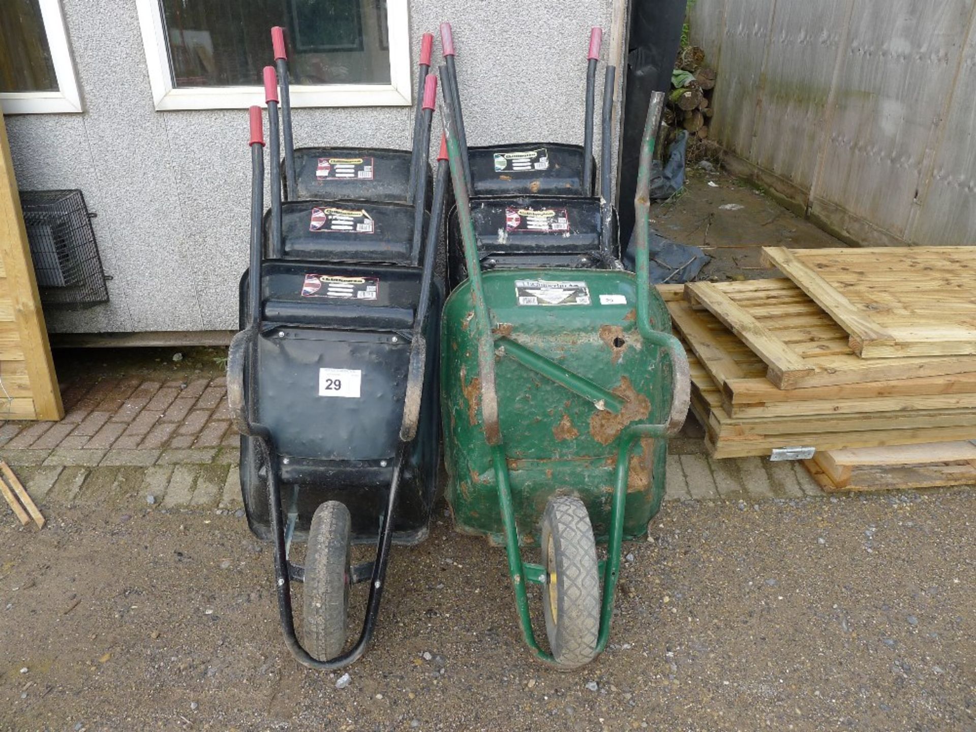 6 wheel barrows