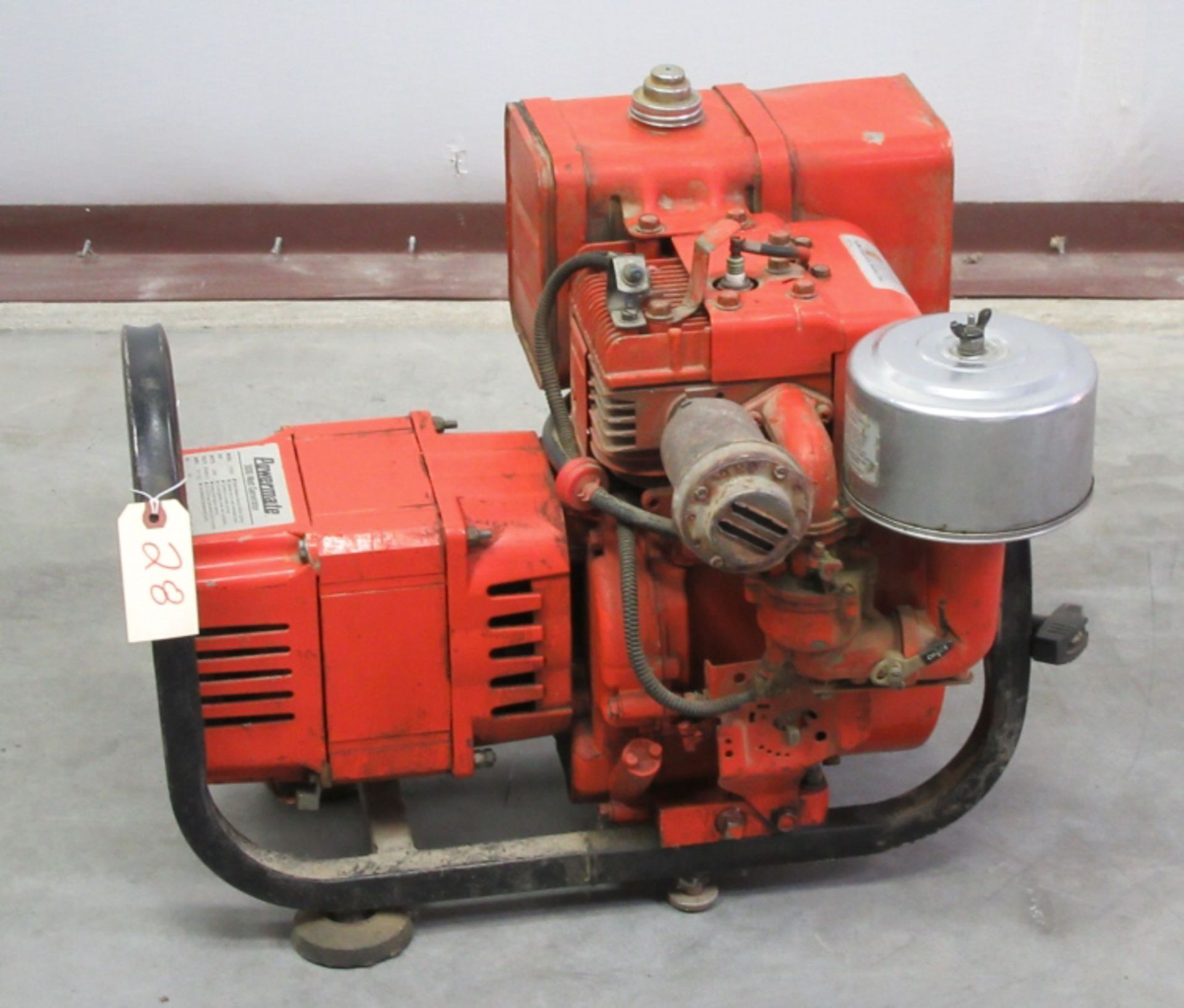 Powermate 3000 Watt Generator 7 hp Briggs & Stratton - mdl 433003 ACHD Surplus - Image 2 of 10