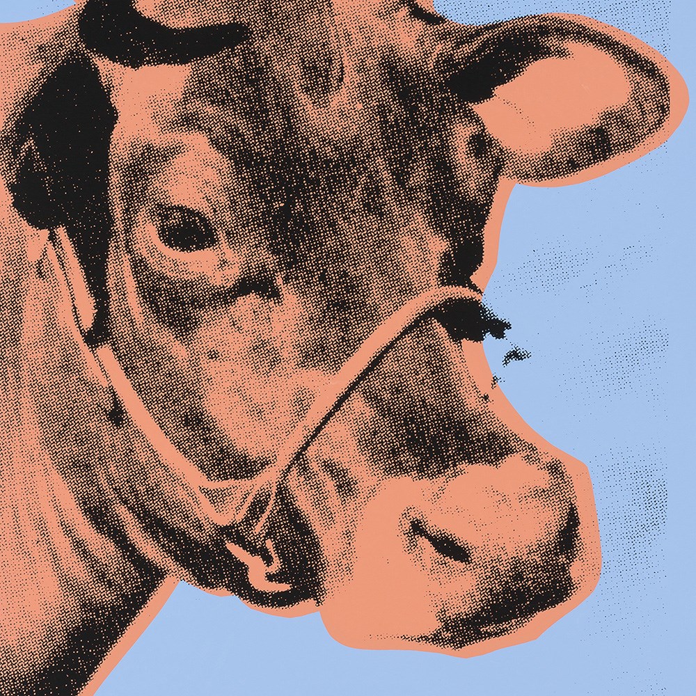 Andy Warhol, ‘Cow II 11A’, Screenprint, 1971Screenprint in colors on wallpaperUSA, 1971From an - Image 7 of 7