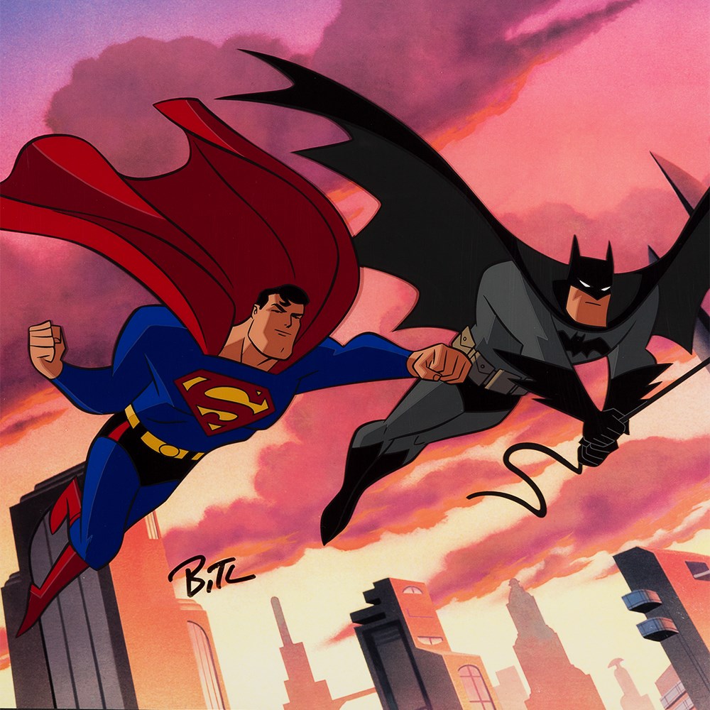 Bruce Timm, Batman Superman, Animation Cel, c. 1990 Limited Animation Cel USA, circa 1990Bruce - Image 7 of 7