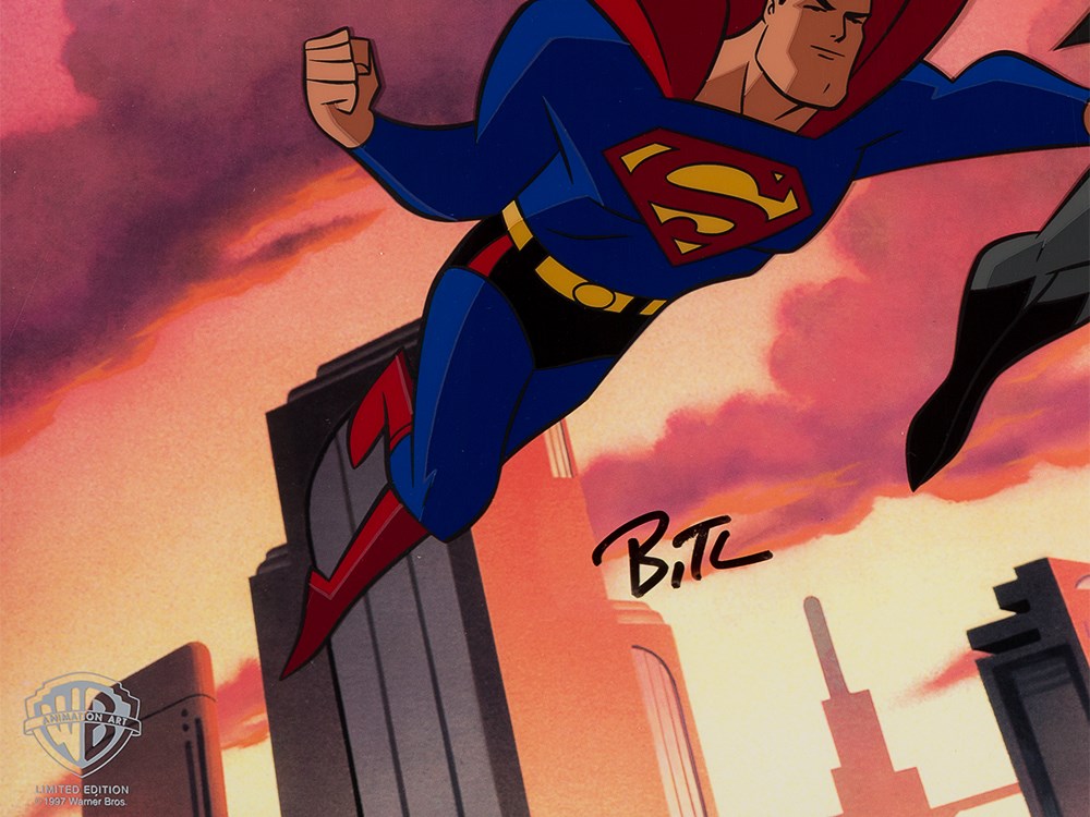 Bruce Timm, Batman Superman, Animation Cel, c. 1990 Limited Animation Cel USA, circa 1990Bruce - Image 4 of 7
