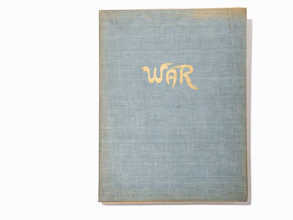 Pierre Bourdelle, “War”, New York: Albert Carmen, 1945, Ltd Ed Artwork by Pierre Bourdelle (1903- - Image 2 of 7