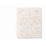 Joseph Conrad, Manuscript Letter to Sir Sidney Colvin, 1916Joseph Conrad (1857-1924) – Polish