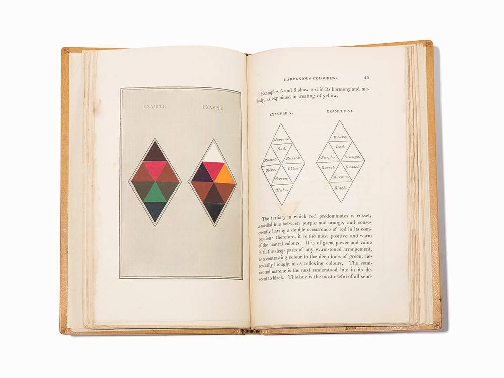 D. R. Hay, “The Laws of Harmonious Colouring,” 1844, 5th EdDavid Ramsay Hay (1798-1866) – Scottish - Image 5 of 7