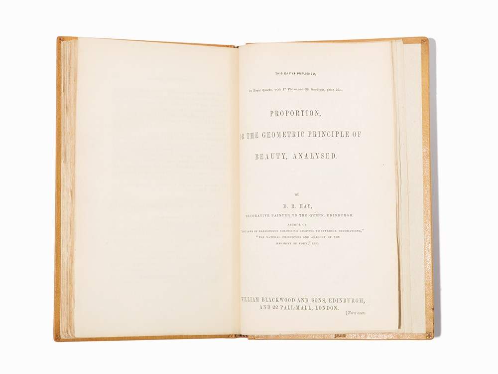 D. R. Hay, “The Laws of Harmonious Colouring,” 1844, 5th EdDavid Ramsay Hay (1798-1866) – Scottish - Image 6 of 7