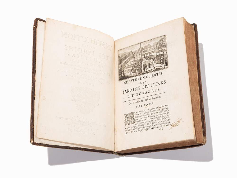 La Quintinie, “Instruction Pour Les Jardins,” 1690, First EdJean-Baptiste de La Quintinie (1626- - Image 5 of 12