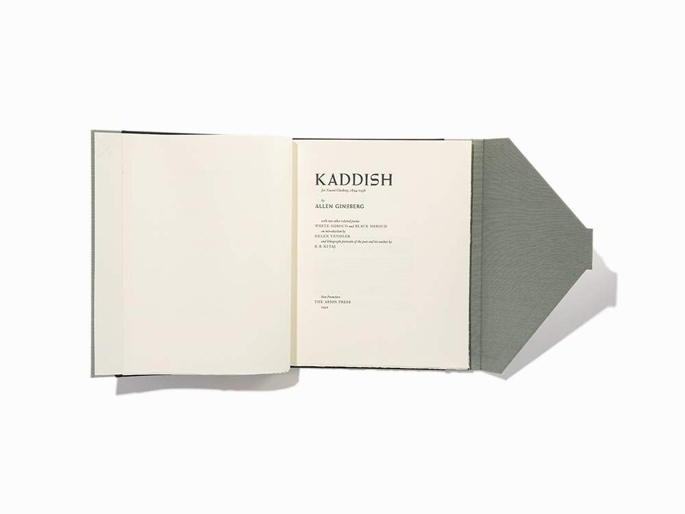 Allen Ginsberg & R.B. Kitaj, “Kaddish,” 1992, Ltd EdAllen Ginsberg (1926-1997) – American poet and - Image 8 of 12