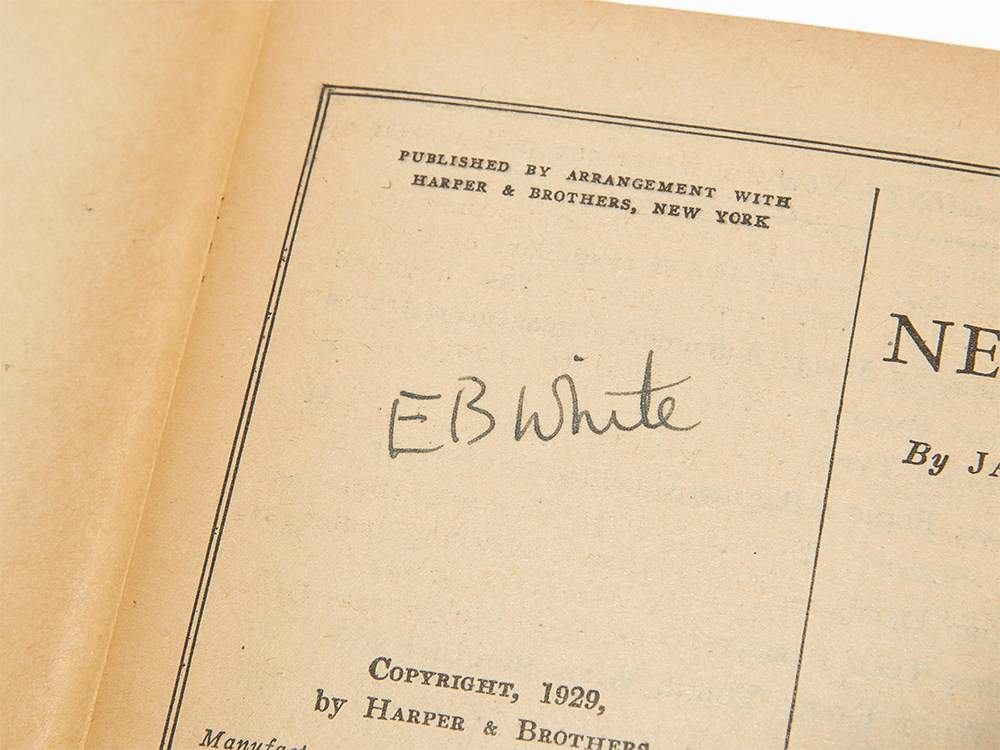 E.B. White & James Thurber, “Is Sex Necessary,” 1944, Signed E. B. White (1899-1985) – American - Image 4 of 7