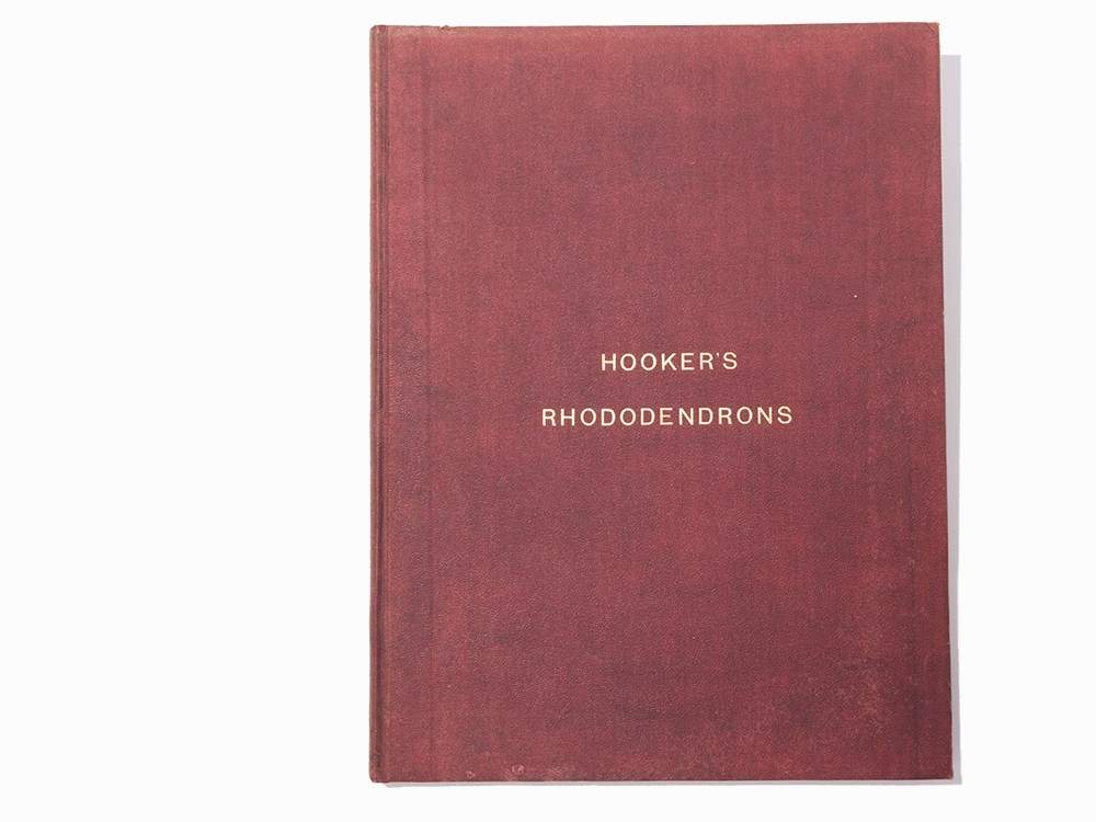 Hooker, “The Rhododendrons of Sikkim-Himalaya,” London, 1849-51Joseph Dalton Hooker (1817-1911) – - Image 4 of 10